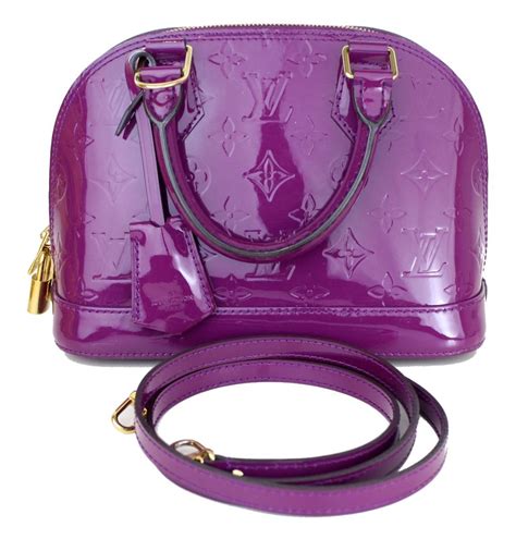 lv purple handbag